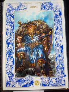 Lemercier, Gwendal - 1 Original colour drawing - Elfes - Guerrier | Catawiki