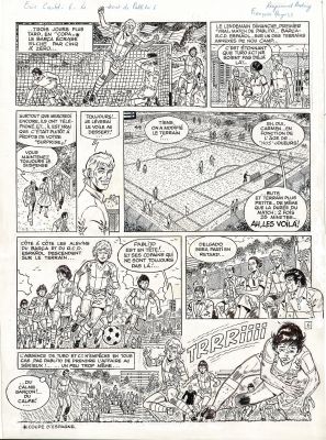 Raymond Reding - Lot 452 - Eric Castel, Le Secret de Pablito, planche originale à l’encre de chine.