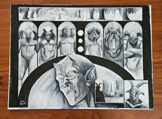 John J. Pearson | Infernals Issue #2 Pages 8 +9 | Kinetic Collectibles