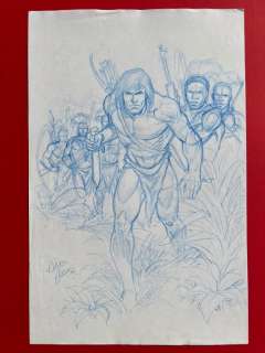 Dave Hoover - 1 Original drawing - Tarzan Classic - Lord of the Jungle | Catawiki