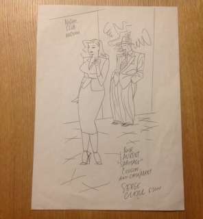 Clerc, Serge | Original drawing  - Night Club Nocturne  - (2000) | Catawiki