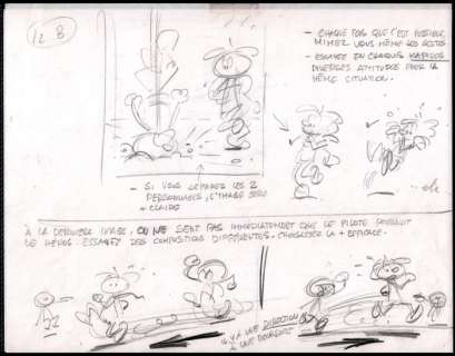 Franquin, André - 1 Original preliminary drawing - Onbekende strip | Catawiki