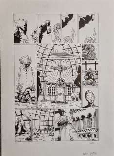 Gess - 1 Original page - La Brigade chimérique - La tête arride - 2012 | Catawiki