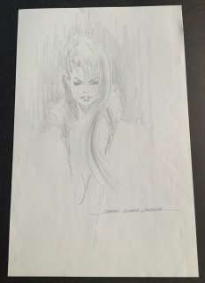 Samuel Clark Hawbaker - Beautiful Woman Sketch