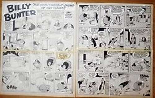 Parlett, Reg - 2 Original pages  - Billy Bunter  - Complete gag  - [ca. 1968]