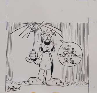 Dufranne, Henri - 1 Original cover - Gai Luron Poche #21 - 1972