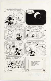 Joe Oriolo - 1 Original page - Pat Sullivan’s Felix the Cat #100 (Harvey, 1958) - 1958 | Catawiki