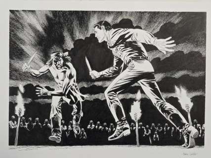 Civitelli, Fabio - 1 Original drawing - Tex - La legge del coltello | Catawiki