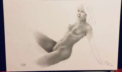 Aslan - 1 Original preliminary drawing - Lui Magazine | Catawiki