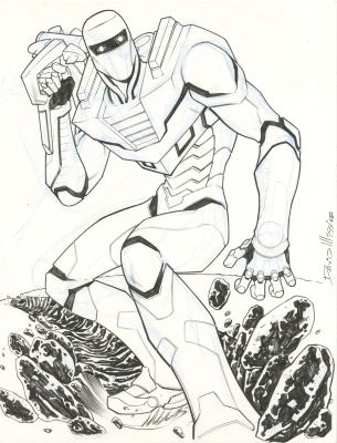 ROM #3 ORIGINAL COVER ART BY DAVID MESSINA | Scott’s Collectables
