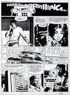 Vance | Bob Morane, planche n°6 Ã  l’encre de Chine de… | Millon