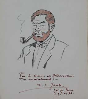 Jacobs, E.P. - 1 Original drawing - Blake & Mortimer - Pour les lecteurs de Stripschrift - 1976 | Catawiki