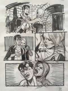 Siniscalchi, Luigi - 1 Original preliminary page - Dylan Dog