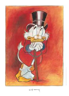Tony Fernandez - Scrooge McDuck Inspired By Carl Barks - Hand Signed | Catawiki