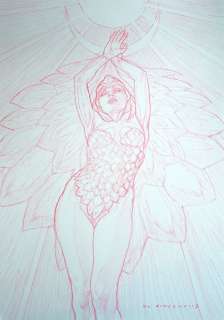 De Vincentiis, Adriano - Original drawing - Sorceress - 2023 | Catawiki