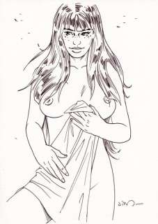 Jim (Terrasson, Thierry) | Original illustration  - Marie  - Een nacht in Rome | Catawiki