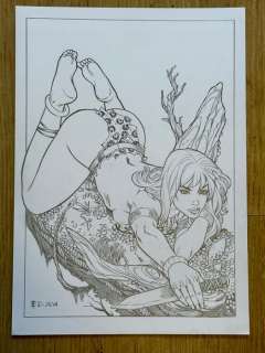 Ed Silva - 1 Original drawing - Sheena | Catawiki