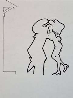 Cavandoli, Osvaldo - 1 Original drawing - La Linea e l’Amore | Catawiki