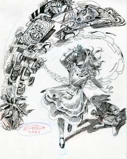 Steve Rude | Alice in Wonderland House of Cards | Steve Rude