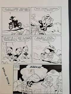 De Vita, Massimo - 1 Original page - Almanacco di Topolino - Paperinik e il Dramma Ciclico - 1974 | Catawiki