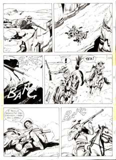 Letteri, Guglielmo - 1 Original page - Tex #406 - "Uomini crudeli" - 1994 | Catawiki