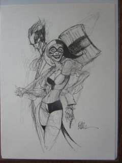 Joe Benitez - 1 Original drawing - Harley Quinn, Joker - 2023 | Catawiki