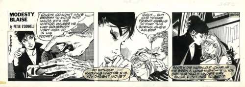 Romero, Enric Badia - 1 Original page - Modesty Blaise - strip #3682 - 1975 | Catawiki