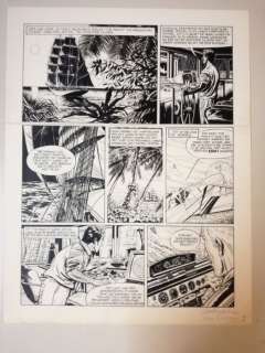 Gilbert Declercq - 1 Original page - Jody Barton - De schittering van de dood - 1990 | Catawiki