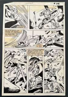 Gene Colan, Dan Green - 1 Original page - The Avengers #207 page 28-Iron Man-Jocasta-Vision - Beyond a Shadow... - 1981 | Catawiki