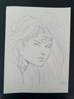 David Finch - 1 Original drawing - Wonder Woman | Catawiki