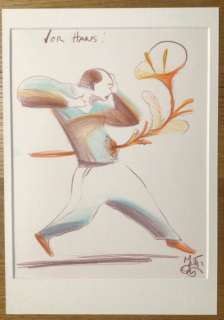 Mattotti, Lorenzo - 1 Original drawing - Dedicace - 1992 | Catawiki