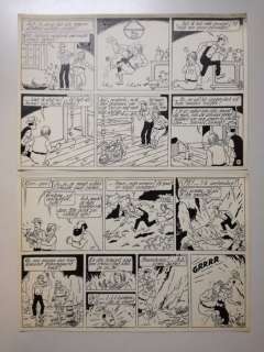 De Moor, Bob - 1 Original page - De Nieuwe avonturen van Tijl Uilenspiegel 4 - De Zwarte ossewagen - 1951 | Catawiki