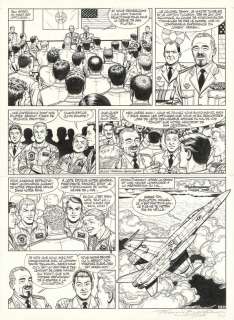 Francis Bergèse - Planche originale n°8 - Buck Danny