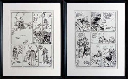 Bilal, Enki - 2 Impression de film original - pages consécutives - Exterminateur 17 | Catawiki