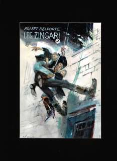 Réné Follet-Delporte - 1 Original preliminary drawing - Les Zingari - #2 - 2005 | Catawiki