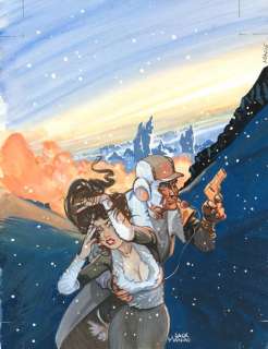 Jack Manini - Couverture originale - Neiges sanglantes - Mycroft Inquisitor
