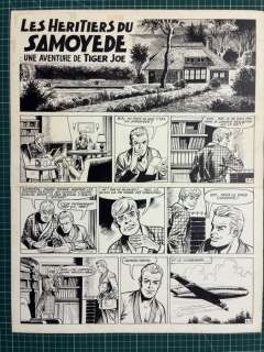 Forton, Gérald - 1 Original page - Tiger Joe - Les Heritiers du Samoyede - 1974 | Catawiki