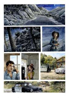 Berlion, Olivier - 1 Original colour page - L’Alibi - 2023 | Catawiki