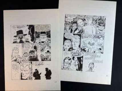 Alessandrini, Castelli - 2 Original page - Martin Mystère - "Il Tesoro di Loch Ness" | Catawiki