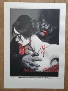 Yslaire Bernard - 34th BIFFF Sérigraphie - Festival international du film fantastique de Bruxelles - 70cm x 50cm - 2016 | Catawiki