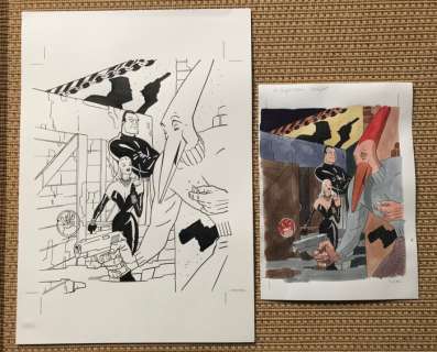 Torres, Daniel - 2 Original cover - Claudio Cueco - El Ángel Caído - 1984 | Catawiki