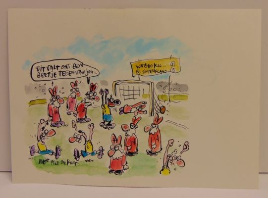 Kort, Hein de - 1 Original drawing - Dit valt ons een beetje tegen van jou! | Catawiki