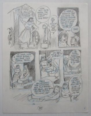 Will eisner - Original Sketch Page (p.37) The power - Invisible people - 1 croquis original - 1993 | Catawiki
