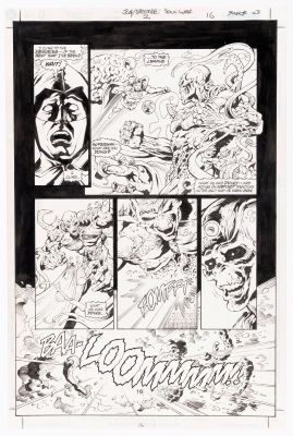 DARRYL BANKS JLA/THE SPECTRE: SOUL WAR #2 COMIC BOOK PAGE ORIGINAL ART. | Hake’s