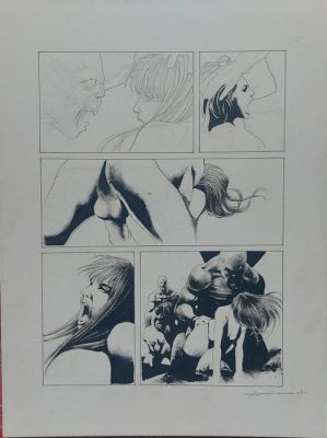 Corrado Roi - 1 Original page - Druna - Tavola Originale Druna | Catawiki