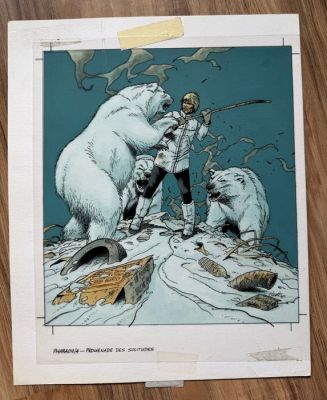 Hulet, Daniel - 1 Original cover - Pharaon - Promenade des solitudes - 1996 | Catawiki