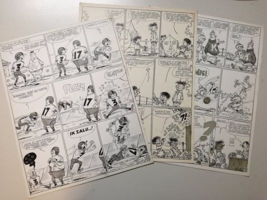 Buth - 3 Original page - Thomas Pips - Rugby - Vlieger - Denneboom | Catawiki