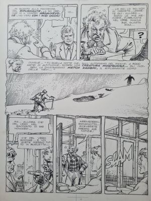 Manara, Milo - 1 Original page - L’Homme des Neiges - L’Uomo delle Nevi - 1979 | Catawiki