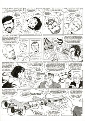 Mitton, Jean-Yves - 1 Original page - Demain ... Mars - Fecondation - 2013 | Catawiki