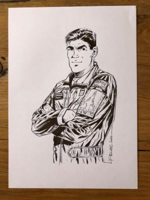 Phillipe, Sébastien - 1 Original drawing - Tanguy et Laverdure - 2024 | Catawiki